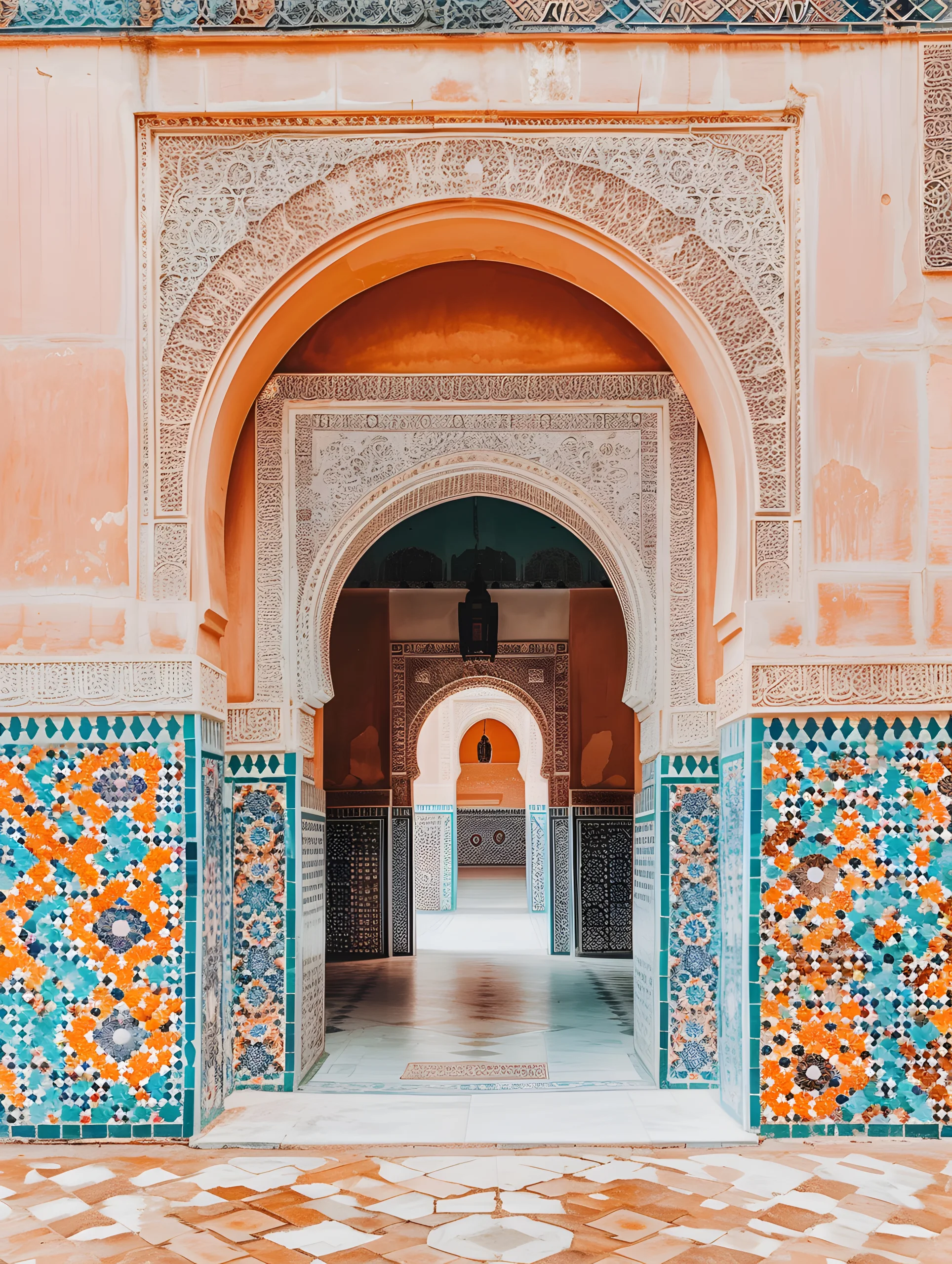 building-with-colorful-tiles-large-arch-with-door-that-says-entrance.jpg